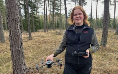 Meet Elin – The Forest Planner Who Combines a Passion for Technology with Forestry Studies